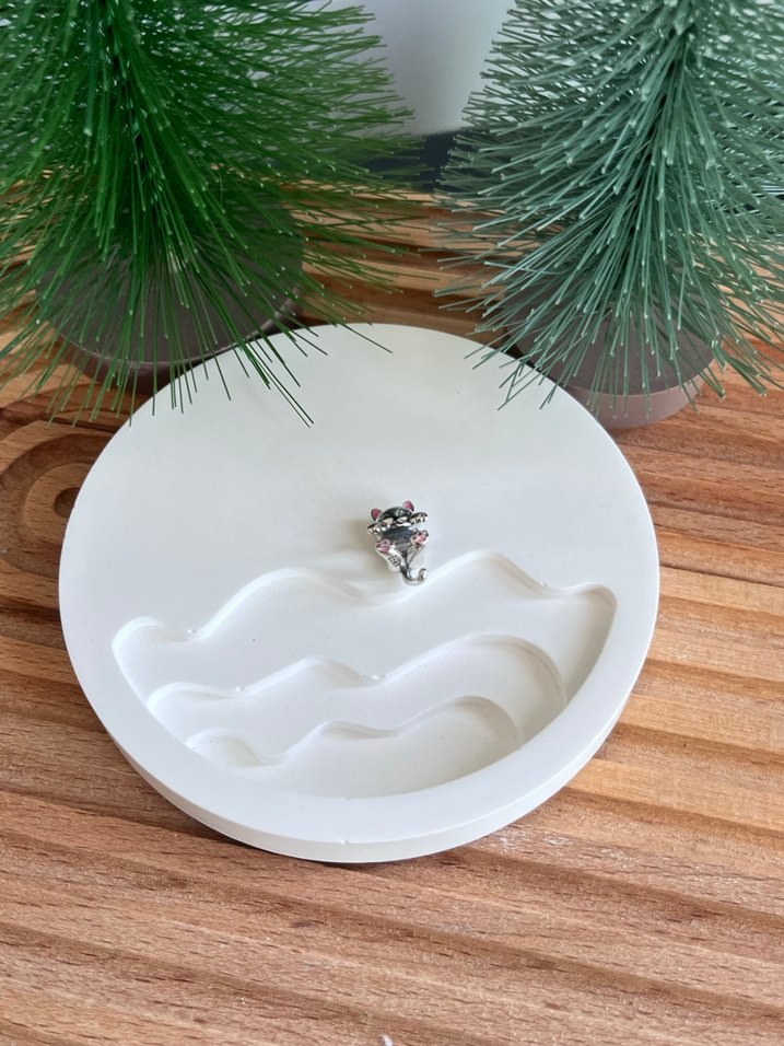 Pandora Sarılan Kedi Charm - Görsel 3