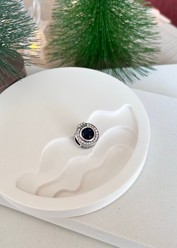  Beden Pandora O Taç Mavi Işıltılı Charm