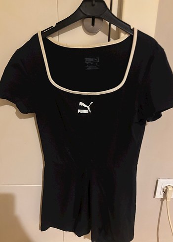 Siyah Puma Kısa tulum - Görsel 2