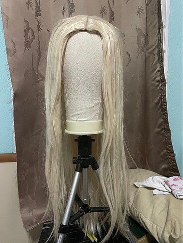 80 cm sarı cosplay peruk