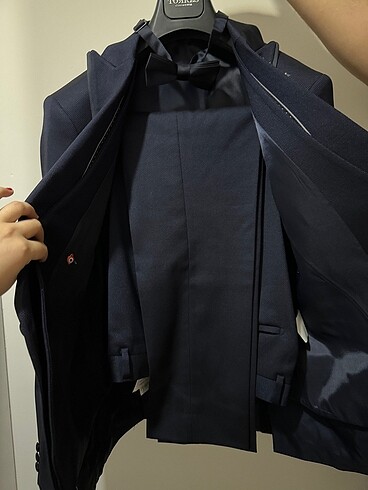 Takım elbise damatlık lacivert - Görsel 7