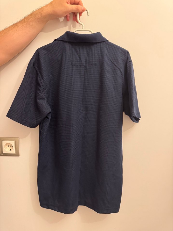 Lacivert Kısa Kollu Polo Tişört - Görsel 3