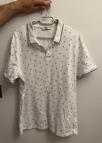 Pamuklu Beyaz Erkek Polo Tişört
