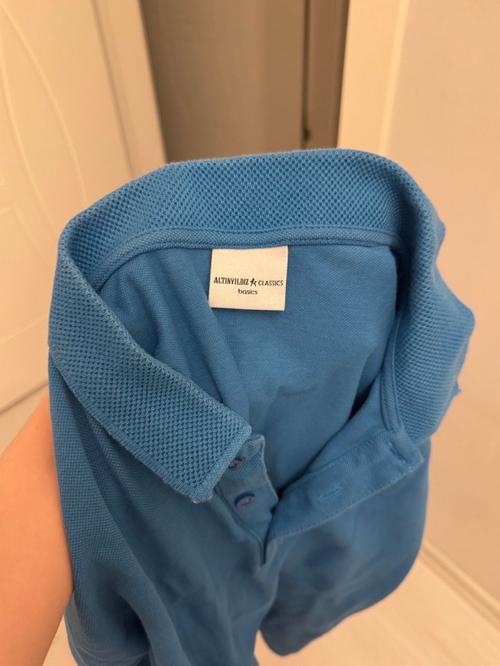 Altınyıldız Mavi Erkek Polo Tişört - Görsel 4