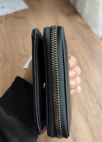 DeFacto Siyah Deri Fermuarlı Kadın Cüzdanı - Görsel 4