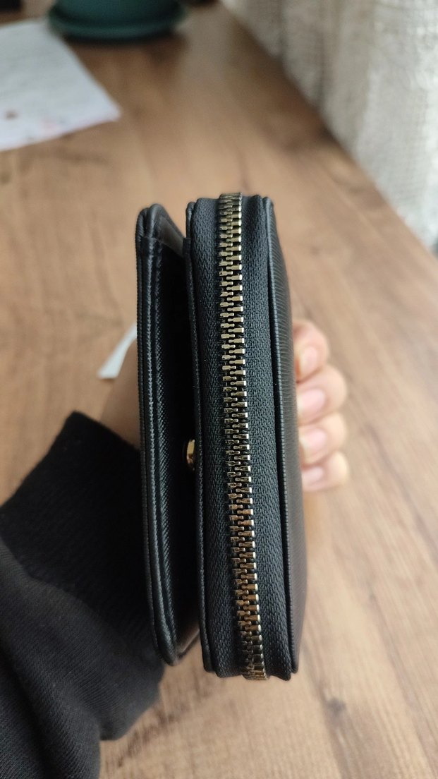 DeFacto Siyah Deri Fermuarlı Kadın Cüzdanı - Görsel 4