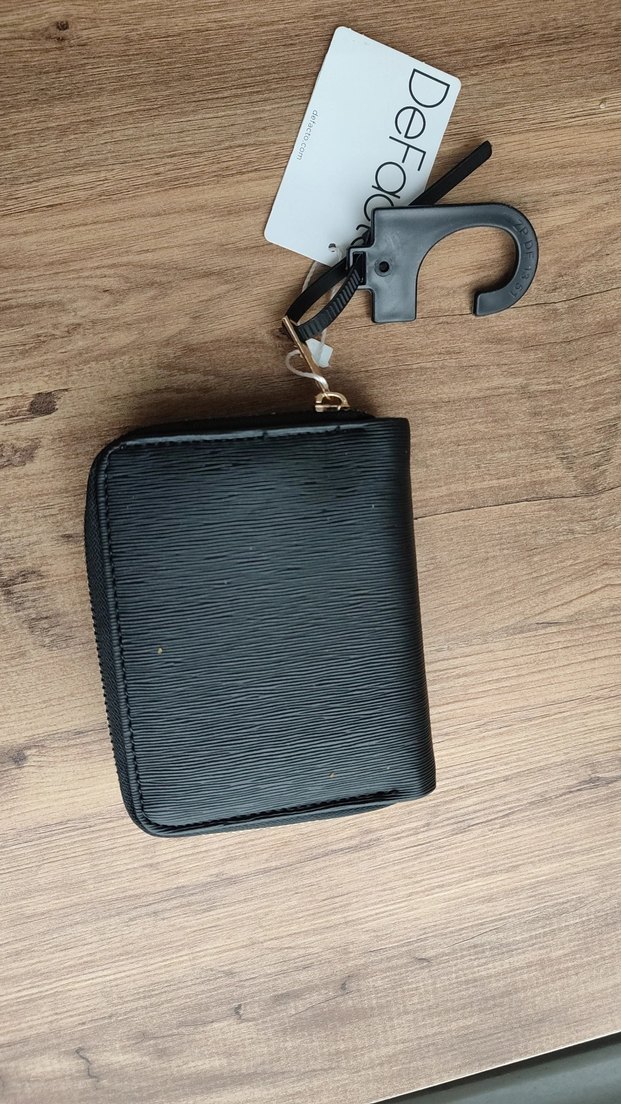 DeFacto Siyah Deri Fermuarlı Kadın Cüzdanı - Görsel 2