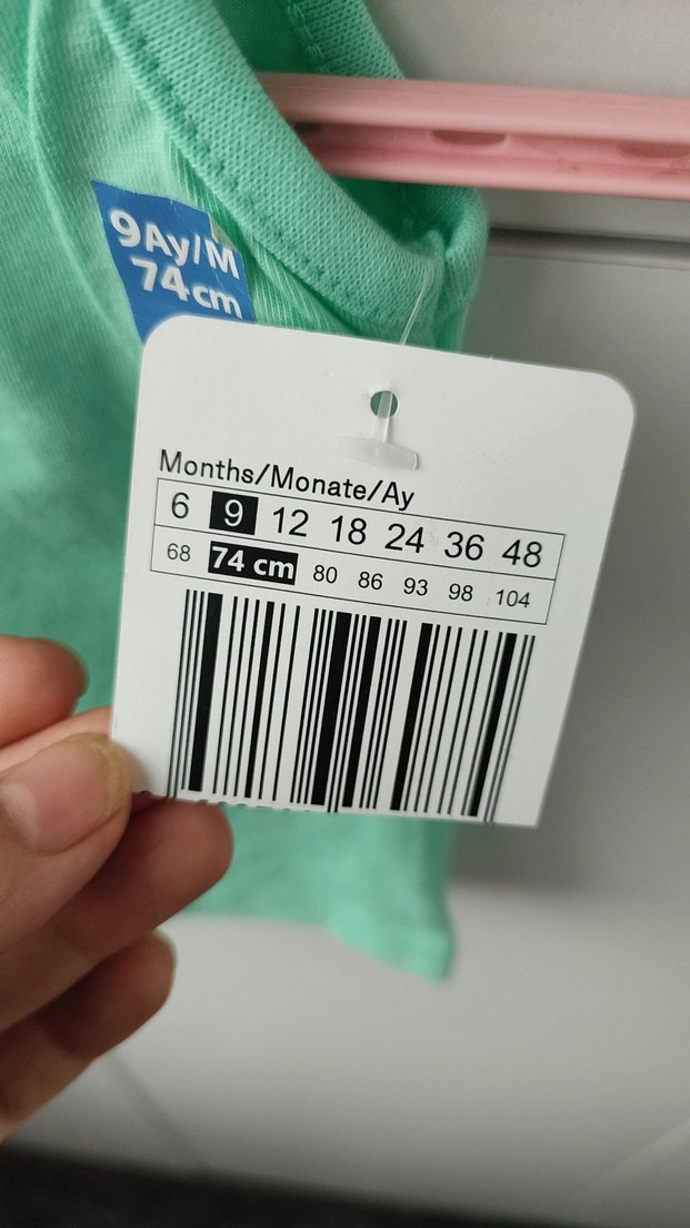 Yeşil Baskılı Bebek Atlet - Görsel 2