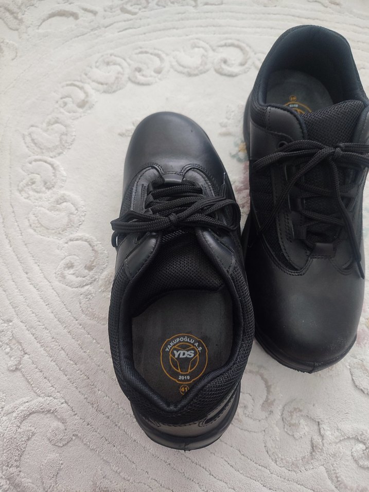 Siyah Minimalist Gotik Erkek Ayakkabı - Görsel 3