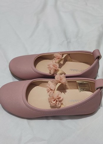 Pembe Fırfırlı Kız Babet Ayakkabı - Görsel 2