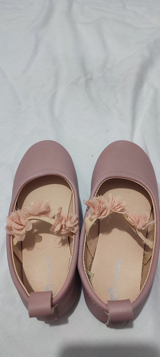 Pembe Fırfırlı Kız Babet Ayakkabı - Görsel 3