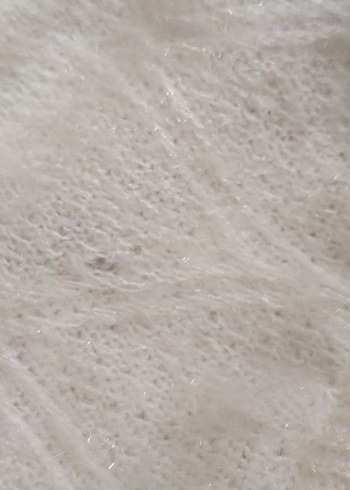 Düğmeli Kırık Beyaz Vintage Hırka - Görsel 6