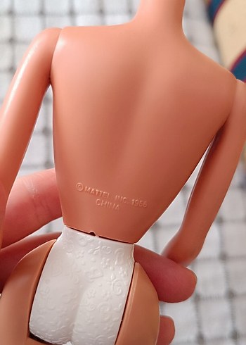 1966 Yılı Barbie Bebek Kafası ve Kıyafetleri - Görsel 7