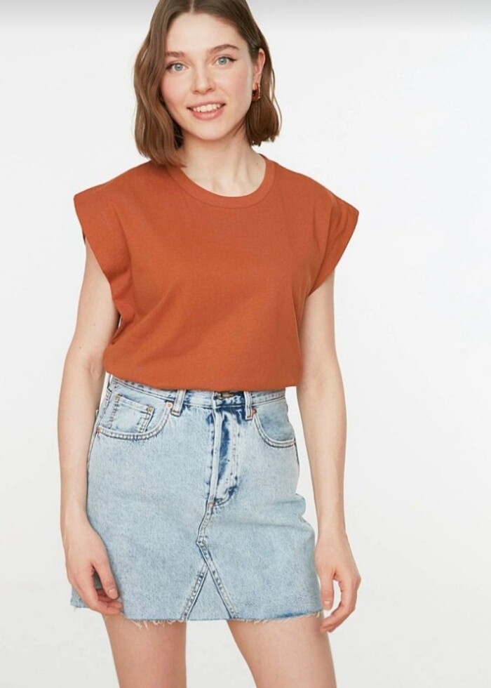 Vatkalı T-shirt  - Görsel 2