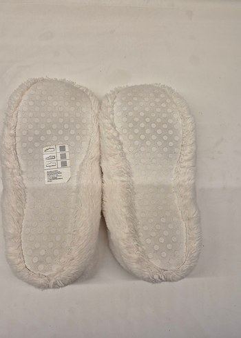 Kız Çocuk Beyaz Kürklü Sıcak Panduf - Görsel 3