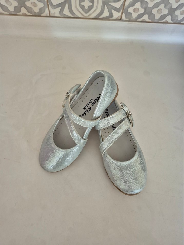 Kemerli Kız Çocuk Babet Ayakkabı - Görsel 2