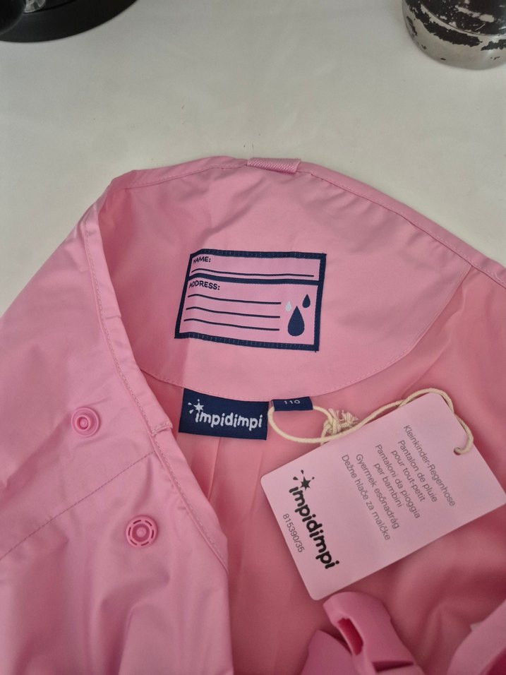 kız çocuğu yağmur geçirmez tulum - Görsel 5