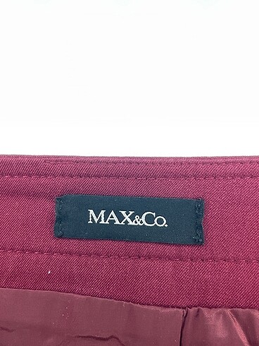universal Beden bordo Renk Max & Co Mini Etek %70 İndirimli.