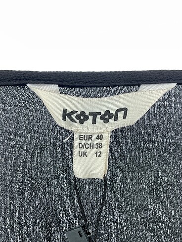 40 Beden siyah Renk Koton Bluz %70 İndirimli.