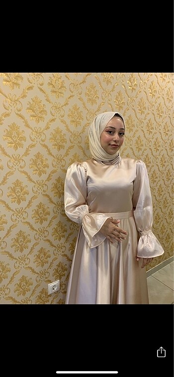 Tesettür abiye özel dikim - Görsel 2