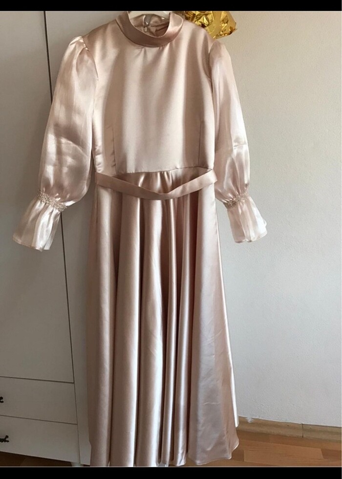 Tesettür abiye özel dikim - Görsel 4