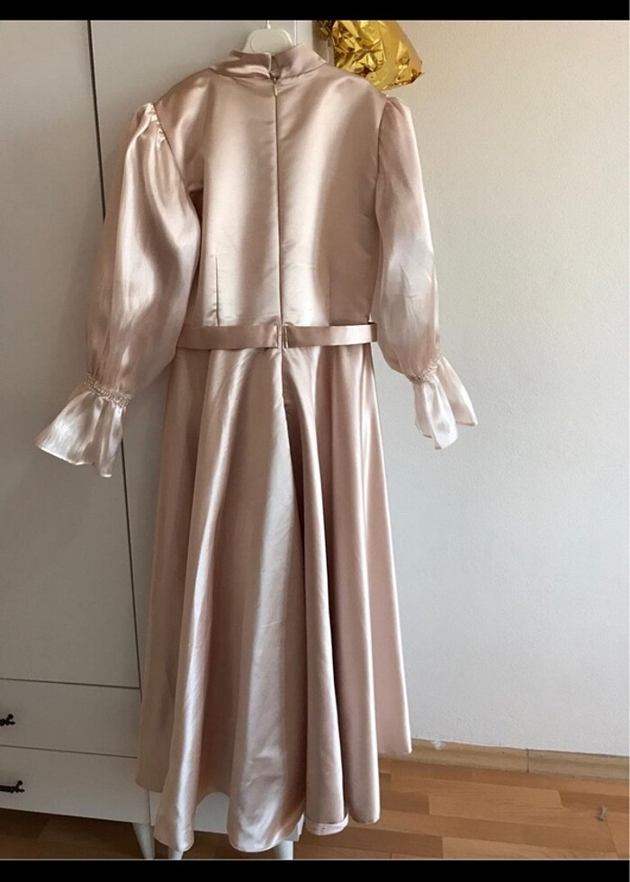 Tesettür abiye özel dikim - Görsel 5