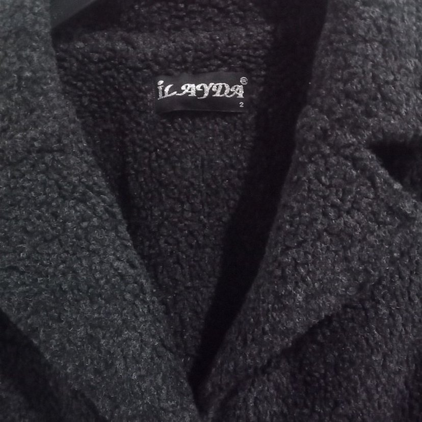 Siyah Uzun Kabarık Kaban - Görsel 3