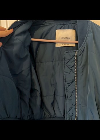 Fermuarlı Lacivert Kadın Ceket - Görsel 5