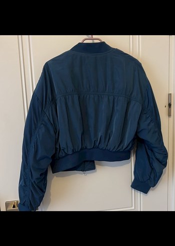 Fermuarlı Lacivert Kadın Ceket - Görsel 7