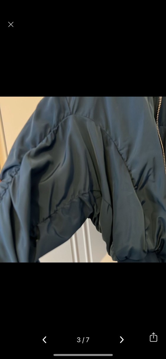 Fermuarlı Lacivert Kadın Ceket - Görsel 3