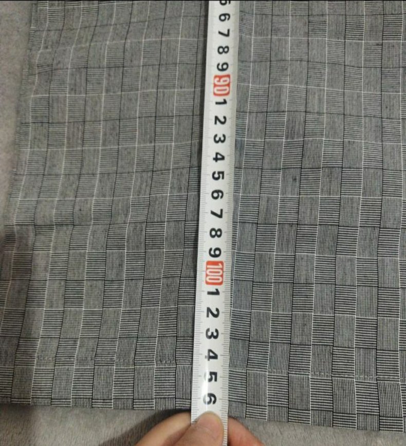 Gri Keten erkek Kumaş  Şef Pantolon - Görsel 2