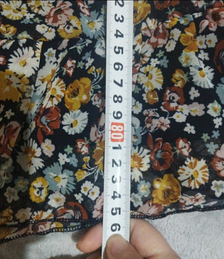 Çiçek Desenli Uzun Kollu Midi Bohem Elbise - Görsel 3