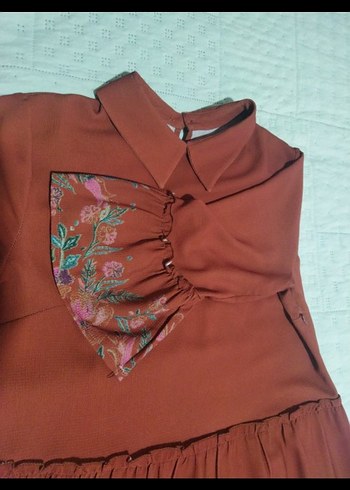 kiremit Deri Kadın Ceket - Görsel 2