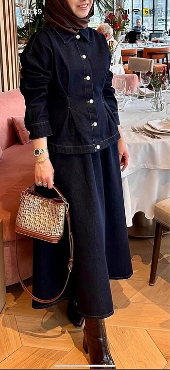 Denim takım