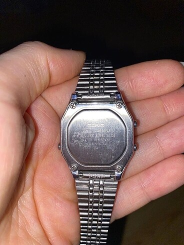  Beden gri Renk Casio Kadın Gri Saat