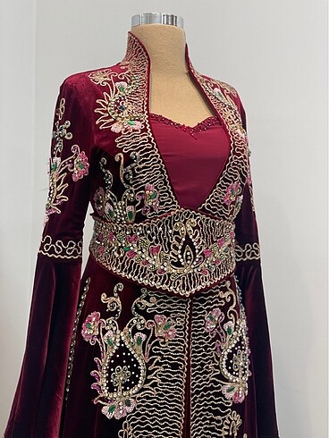 Diğer Bordo kaftan