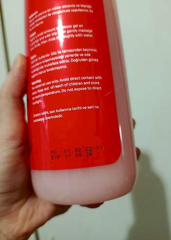  Beden Renk Çilekli duş jeli