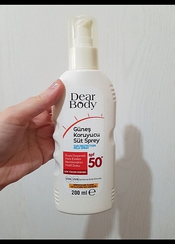 Dear body güneş kremi 200 Ml 