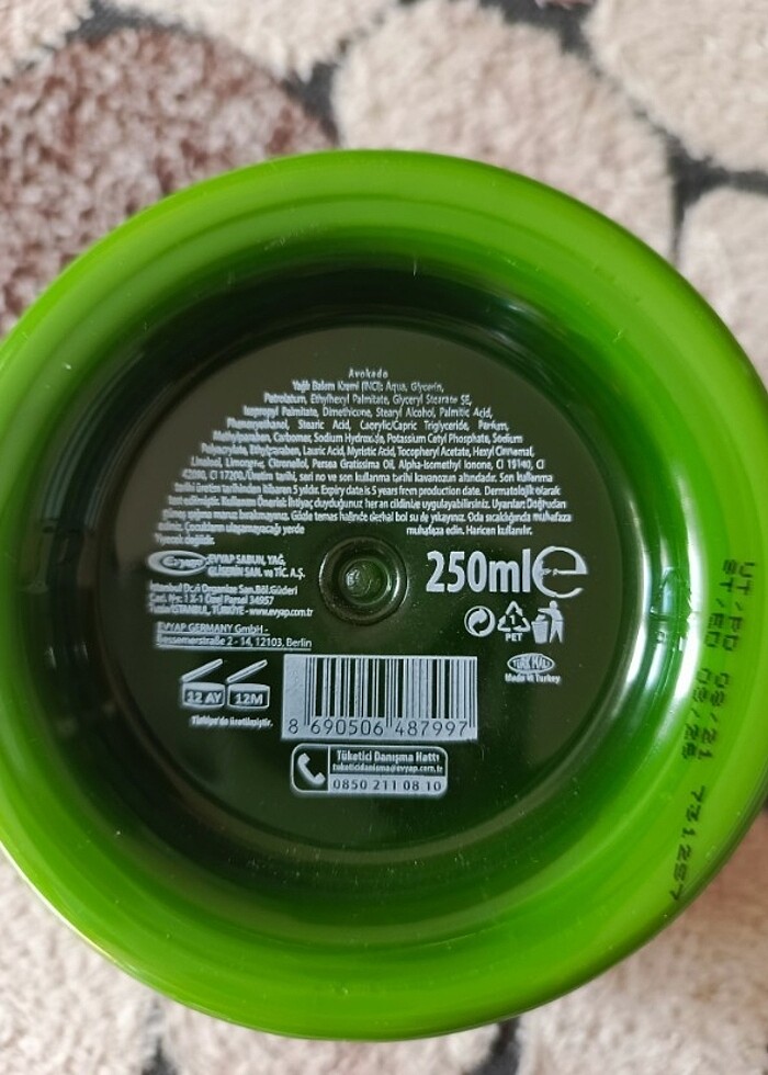 Arko avokado nemlendirici krem seti  - Görsel 4