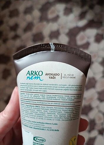 Arko nem avokado nemlendirici krem seti  - Görsel 9