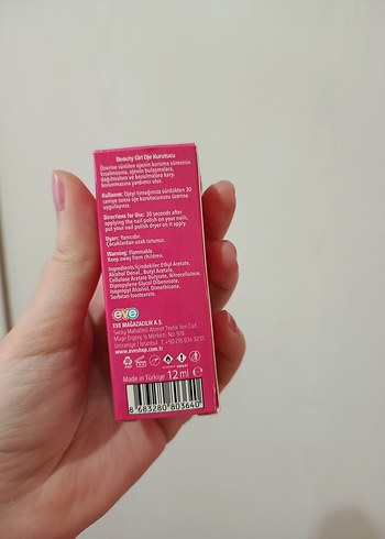 Beauty Girl Oje kurutucu - Parlaklık Verici - Görsel 2