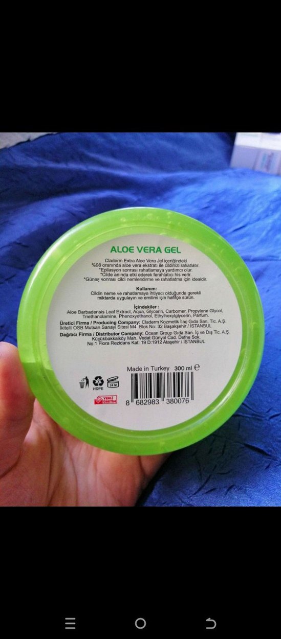 Claderm Aloe Vera Yatıştırıcı Jel 300ml - Görsel 2