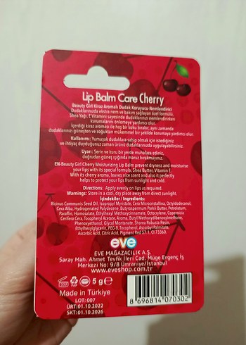 Kirazlı lip balm - Görsel 6