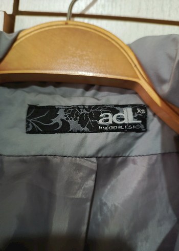 Adil Işık gri crop spor mont - Görsel 7