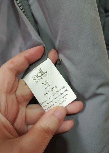 Adil Işık gri crop spor mont - Görsel 5