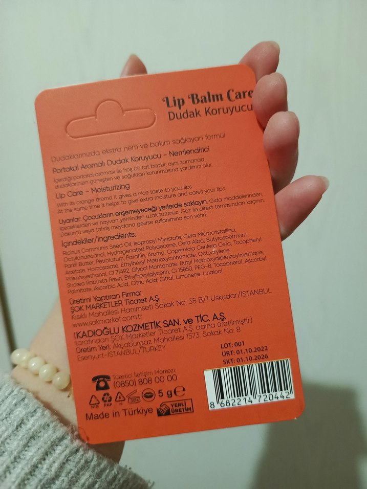 Mon Amour Portakal Dudak Koruyucu - Görsel 3