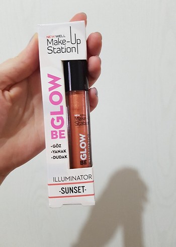 NewWell göz dudak yanak Dudak Parlatıcısı - Sunset - Görsel 4