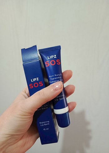LIPZ SOS Onarıcı Dudak Balmı 15ml - Görsel 7