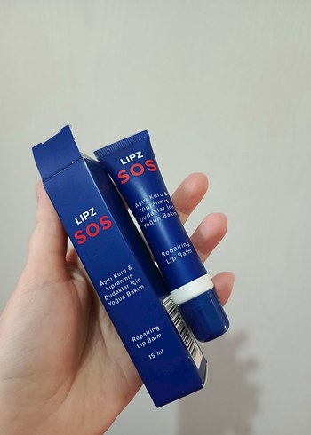 LIPZ SOS Onarıcı Dudak Balmı 15ml - Görsel 8