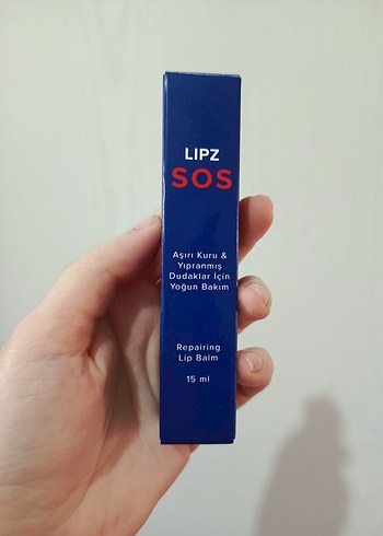 LIPZ SOS Onarıcı Dudak Balmı 15ml - Görsel 5